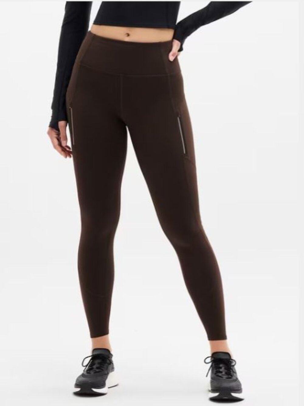 Athleta Rainier High Rise Legging Truffle